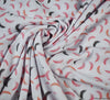 Feathers Cotton Jersey Fabric - BLOOMING FABRICS