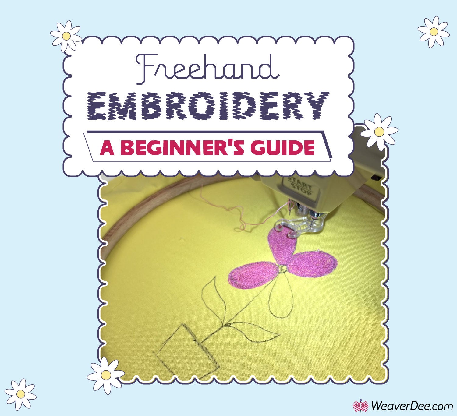 Free Hand Beginner Freehand Embroidery - A Beginner's Guide (Downloadable PDF Booklet ...