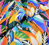 Little Johnny Digital Print Viscose Fabric - Jungle Leaves