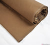 Plain Linen Blend Fabric - Brown