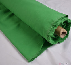 Plain Linen Blend Fabric - Emerald Green