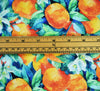 Little Johnny Digital Print Viscose Fabric - Oranges