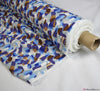Cotton Viscose Lawn Fabric - Confetti Blue