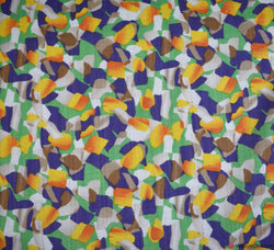 Cotton Viscose Lawn Fabric - Confetti Green