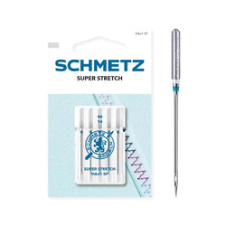 SCHMETZ Super Stretch Machine Needles | Pack of 5 SIZE 90/14 or 75/11