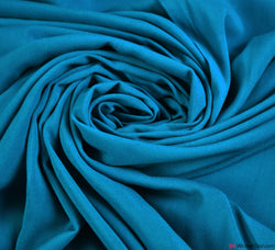 Plain Viscose Fabric - Steel Blue