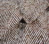 Wool Blend Fabric - Classic Herringbone Brown