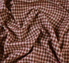 Wool Blend Fabric - Red Check