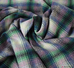 Wool Blend Fabric - Mystic Glen Tartan Check