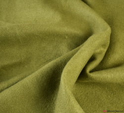 Wool Look Fabric - Olive