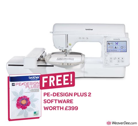 Brother Innov-is 880E Embroidery Machine + FREE PE-Design PLUS 2 worth £399