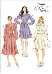 Vogue - V9076 Misses' Dress | Easy - WeaverDee.com Sewing & Crafts - 1