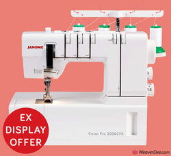 Janome CoverPro 2000CPX Cover Stitch Machine • EX-DISPLAY • SAVE £200