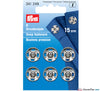 Prym - Press Studs (Sew-On) - Silver 15mm - Pack of 6 - WeaverDee.com Sewing & Crafts - 1
