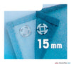 Prym - Press Studs (Sew-On) - Clear Plastic 15mm - Pack of 6 - WeaverDee.com Sewing & Crafts - 2