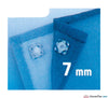 Prym - Press Studs (Sew-On) - Clear Plastic 7mm - Pack of 12 - WeaverDee.com Sewing & Crafts - 2