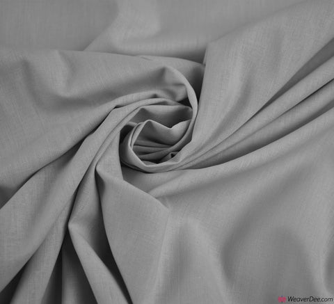 Plain Cotton Fabric / Silver (60 Square)