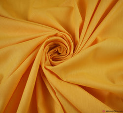Plain Cotton Fabric / Sunflower Yellow (60 Square)