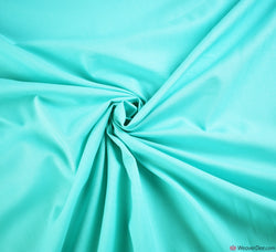 Light Turquoise Plain Cotton Fabric (60 Square)