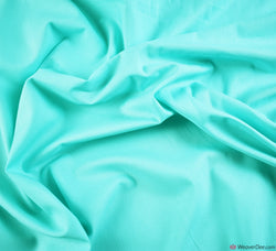 Light Turquoise Plain Cotton Fabric (60 Square)