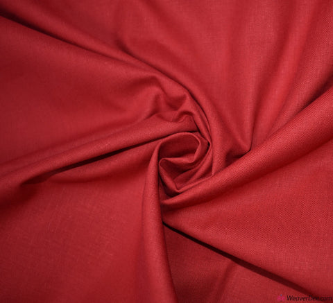 Plain Cotton Fabric / Red (60 Square)
