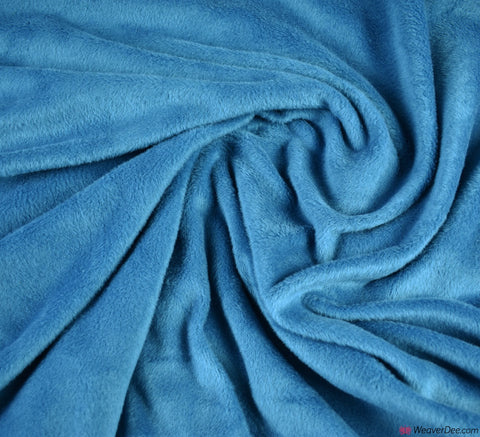 Alpine Sweatshirting Fleece Fabric (Cotton Blend) Petrol