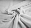 Alpine Sweatshirting Fleece Fabric (Cotton Blend) Marl Silver