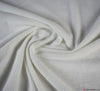 Alpine Sweatshirting Fleece Fabric (Cotton Blend) Ivory
