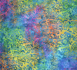 John Louden Hand Printed Batik Fabric - Tempest
