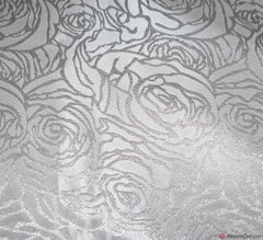 NEW Lady Dezmelda Designer Brocade Jacquard Fabric- Roses Floral