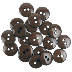 Favourite Findings Buttons: Brown Small 16mm (pack of 20)