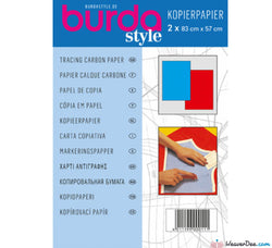 Burda - Burda Dressmaker's Carbon Paper [Blue & Red] - WeaverDee.com Sewing & Crafts