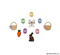 Dress It Up® Embellishment Buttons - Easter Basket
