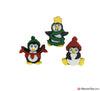 Dress It Up® Embellishment Buttons - Christmas Penguins