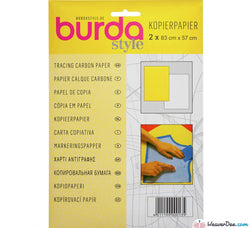 Burda - Burda Dressmaker's Carbon Paper [Yellow & White] - WeaverDee.com Sewing & Crafts - 1