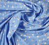 Rose & Hubble Cotton Poplin Fabric - Smart Cats - Blue