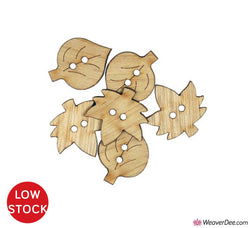 Simply Leaves Wood Buttons • Organic Elements