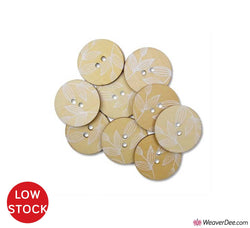 Meadow Flowers Wood Buttons • Organic Elements
