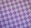 Checkerboard Cotton Fabric - Lilac