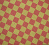 Checkerboard Cotton Fabric - Yellow