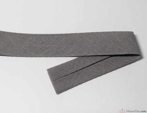 PRYM 100% Cotton Bias Binding / Grey