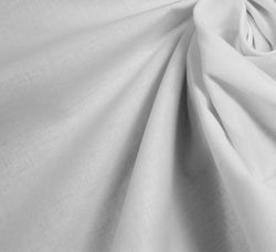 Plain Cotton Fabric / White (60 Square)
