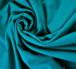 Teal Cotton Jersey Fabric (200gsm) Oeko-Tex