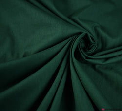 Plain Cotton Fabric / Bottle Green (60 Square)