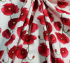 Rose & Hubble Cotton Poplin Fabric - Poppy Field Ivory