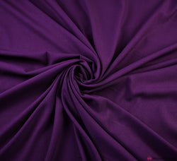 Plum Crêpe Fabric
