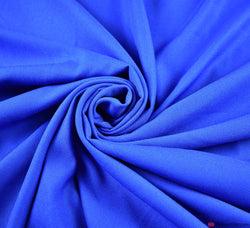 Royal Blue Crêpe Fabric