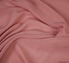 Crinkle Chiffon Fabric - Dusky Pink