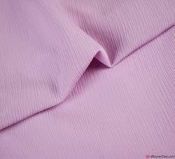 Crinkle Chiffon Fabric - Lilac