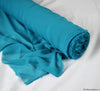 Crinkle Chiffon Fabric - Turquoise